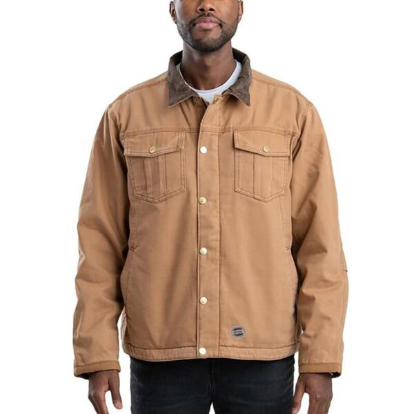 Men's Vintage Washed Sherpa-Lined Work Jacket Thumbnail