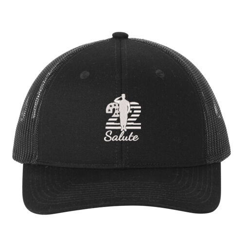 22 Salute Snapback Ponytail Trucker Cap Thumbnail