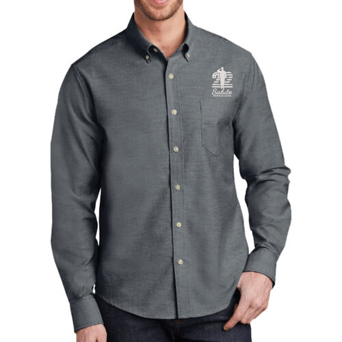 22 Salute Untucked Fit SuperPro Oxford Dress Shirt Thumbnail