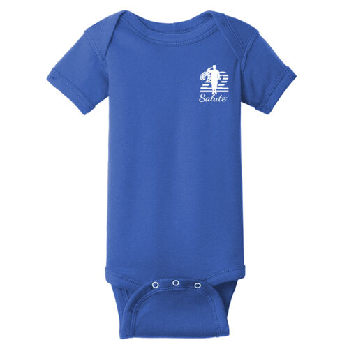 Infant Short Sleeve Baby Rib Bodysuit  Thumbnail