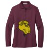 Women's Silk Touch Long Sleeve Polo Thumbnail