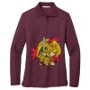Women's Silk Touch Long Sleeve Polo Thumbnail