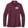 Women's Silk Touch Long Sleeve Polo Thumbnail