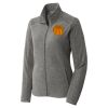 Women's Heather Microfleece Full Zip Jacket Thumbnail