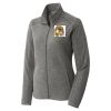 Women's Heather Microfleece Full Zip Jacket Thumbnail