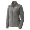Women's Heather Microfleece Full Zip Jacket Thumbnail