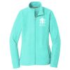 Women's Heather Microfleece Full Zip Jacket Thumbnail