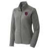 Women's Heather Microfleece Full Zip Jacket Thumbnail